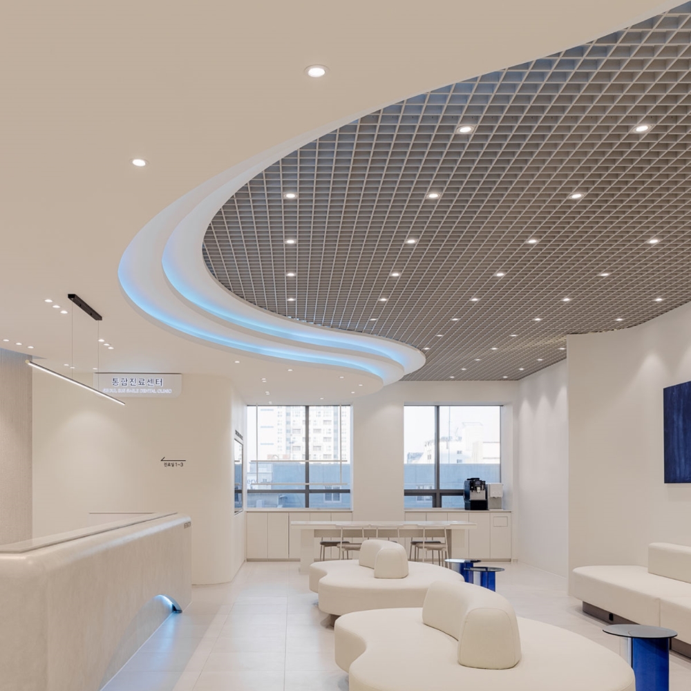 Curved Aluminum Open Cell Ceiling System