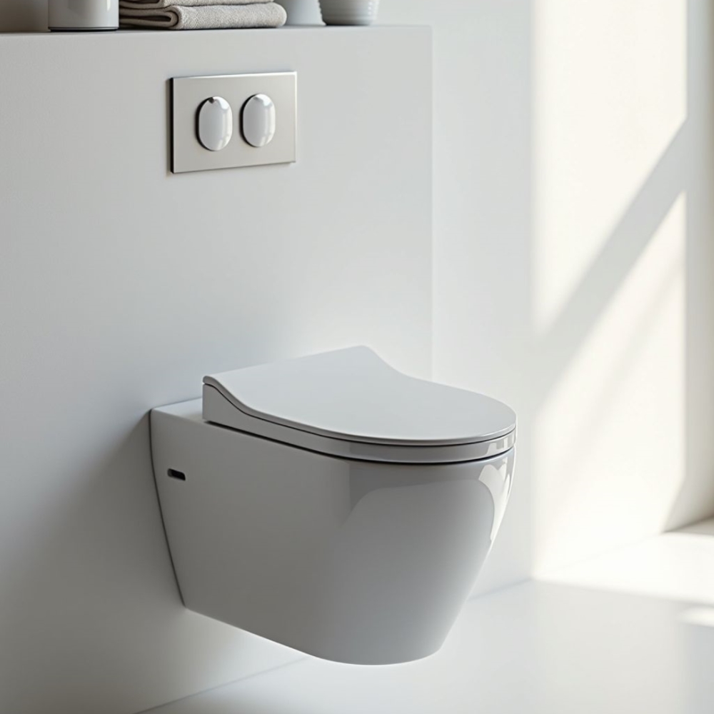 Minimalist Wall-Hung Smart-Style Toilet