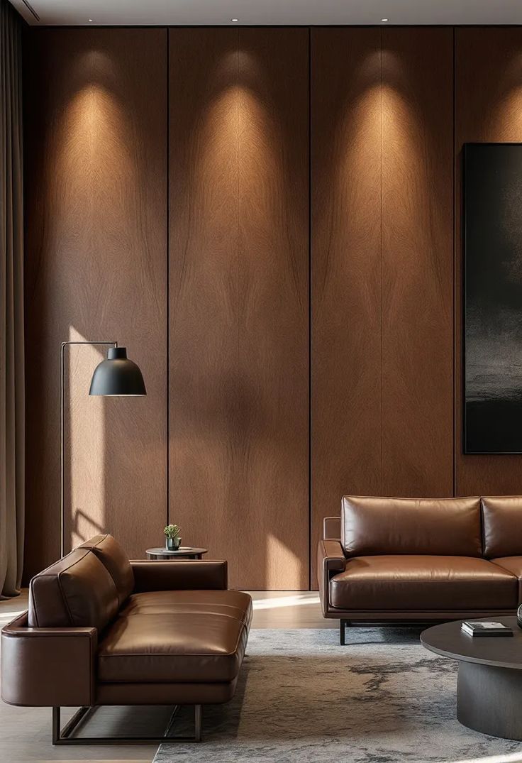 Warm Wood Veneer Wall Panel