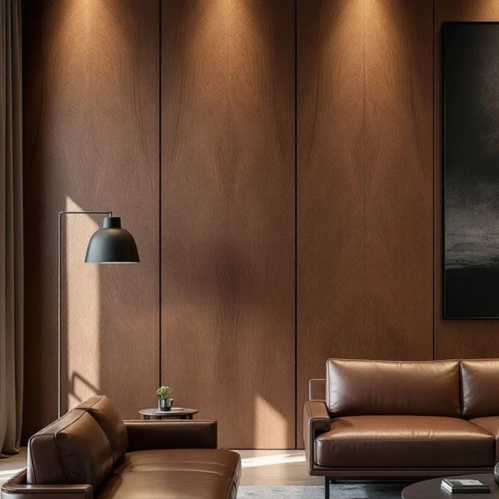 Warm Wood Veneer Wall Panel