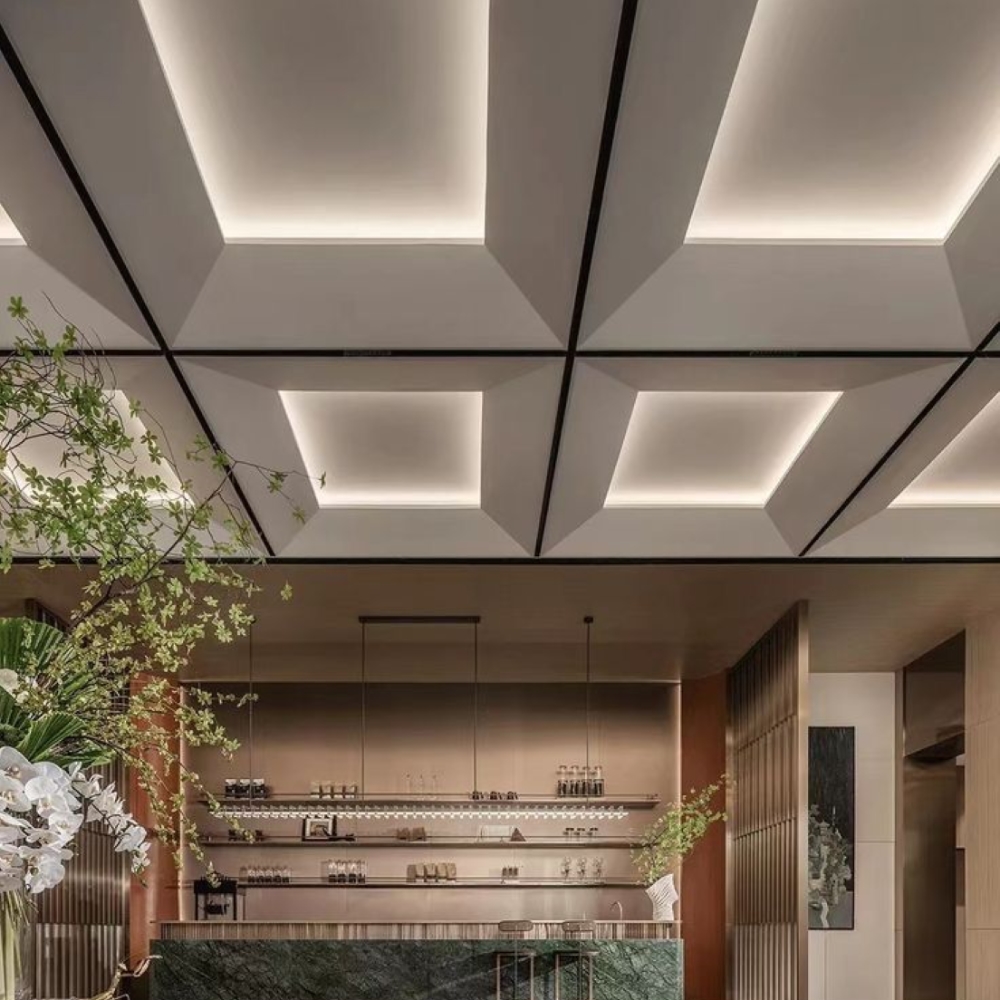 Illuminated Coffered Ceiling Panel System